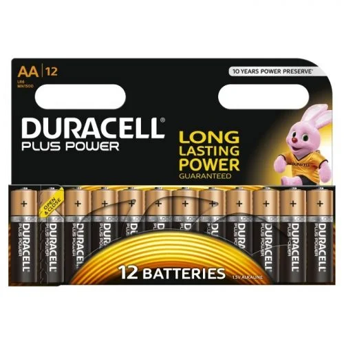 Piles Duracell Plus Power AA LR6
