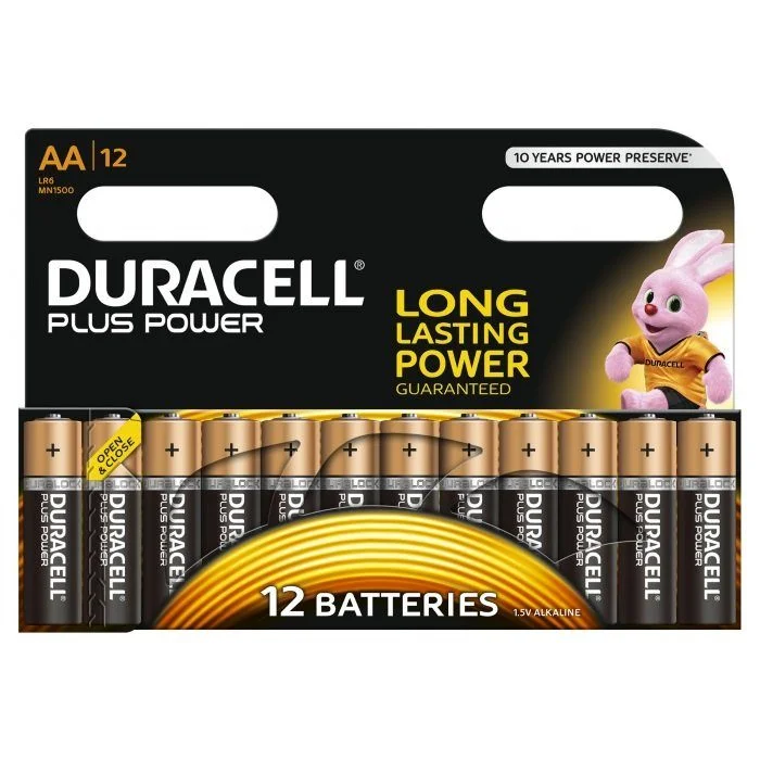 duracell plus power AA 12