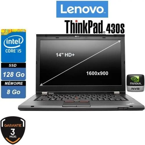 Lenovo ThinkPad T430s 8go ssd MABOX