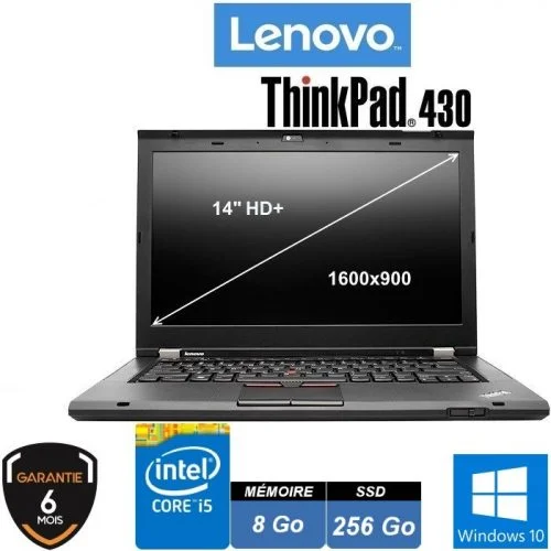 Pc portable Lenovo ThinkPad T430 mabox
