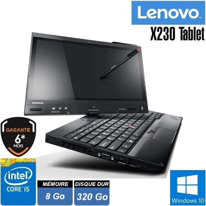 Lenovo x230 tablette i5 mabox