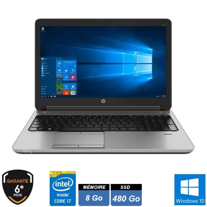 HP Probook 650 G1 i7/16Go/480Go Windows 10 - MABOX.FR HP Probook 650 G1 i7/16Go/480Go Windows 10 - MABOX.FR