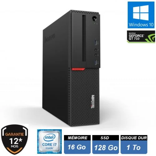 Thinkcentre M700 SFF i7 16Go 128Go 1To