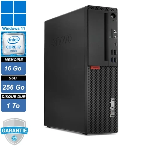 Thinkcentre M720s SFF i7 16Go 256 Go+1To