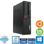 PC de bureau Lenovo ThinkCentre M710s SFF avec processeur Intel Core i5 et Windows 10 Pro, linux mint ou Ubuntu