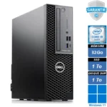 Dell Precision 3431 – Une station de travail performante équipée d’un processeur Intel Core i9-9900, 32 Go de RAM, un SSD ultra-rapide de 1 To et un disque dur de 1 To (7200 TPM), fonctionnant sous Windows 11 Pro. Idéal pour les utilisateurs exigeants en quête de puissance et de fiabilité