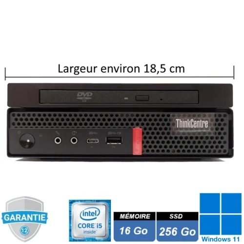 Thinkcentre M920q Tiny i5 16Go SSD256Go Win 11Pro