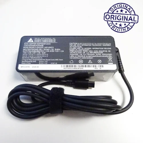 chargeur usb-c 65w Delta pour pc portable, tablette, smartphone