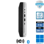 HP ProDesk 600 G5 DM mini PC – Intel Core i5-9500T, 8 Go RAM, SSD NVMe 256 Go, Windows 11 Pro, Wi-Fi AC, Bluetooth 5.1