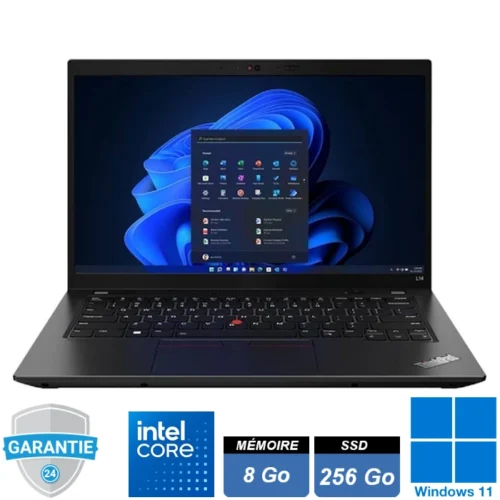 Lenovo ThinkPad L14 Gen 3 i5-1245U avec 8Go RAM et SSD 256Go sous Windows 11 Pro